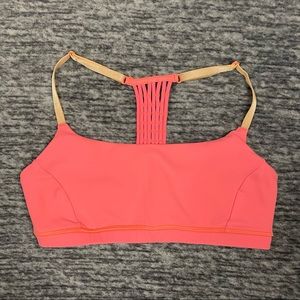 Lululemon True Self Bra Size 6 Pink Racerback